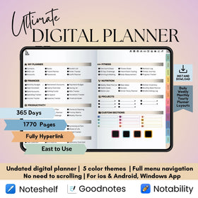 The Minimalist's Digital Planner: Your Blueprint for a Decluttered Lif