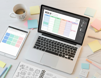 A Beginner’s Guide to Designing a Digital Planner (Step-by-Step) ✨