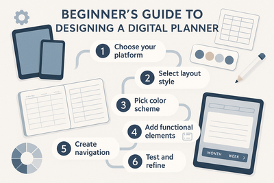 Beginner’s Guide to Designing a Digital Planner (Step-by-Step)