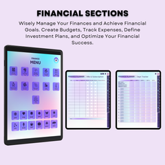 The Power ADHD Planner: Unleash Your Focus | Purple Mode, Hyperlinked for iPad & Android