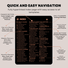 The Aesthetic ADHD Planner: Find Your Calm & Clarity | Soft Colors, Hyperlinked for iPad & Android