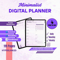 The Creator's ADHD Planner: Where Imagination Meets Intention | Purple Mode, Hyperlinked for iPad & Android